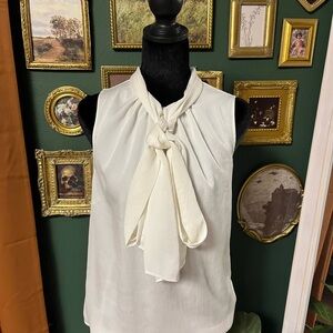 Banana Republic Tie-Neck Blouse